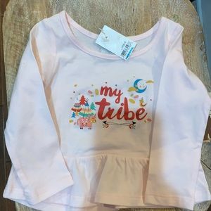 Kids 6-9 months pink top